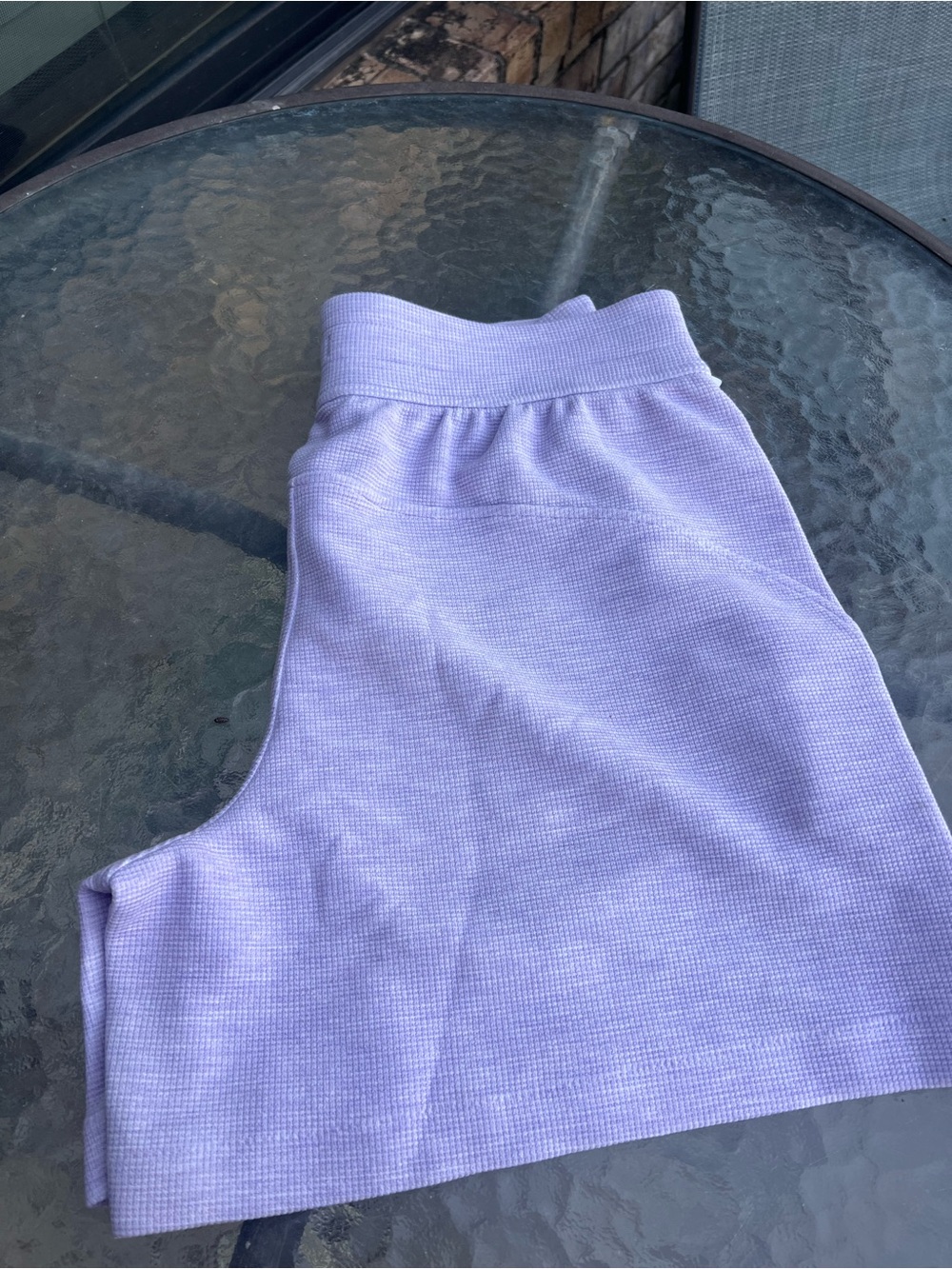 lululemon athletica Scuba High-Rise Short 5* Waffle color:HFLV size:S